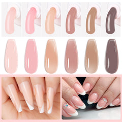 Makartt kit gel poly nude 02 pour fini naturel et chic