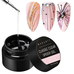 Makartt Gel Spider 3D clair pour dessiner des lignes nettes et précises.