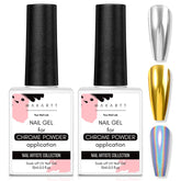 Makartt Gel Top Coat Chrome Poudre – brillance miroir durable sur ongles