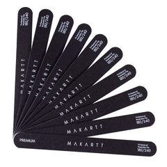 Makartt lime à ongles double face 180/240 pour contours nets et lisses.