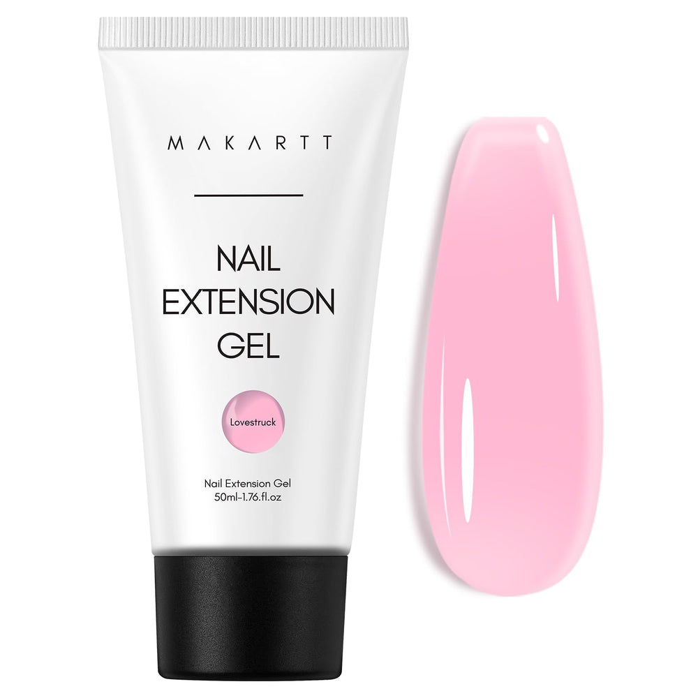 Makartt Poly Nail Gel extension coral pink 50ml, couleur tendance et longue tenue.