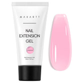 Makartt Poly Nail Gel extension coral pink 50ml, couleur tendance et longue tenue.