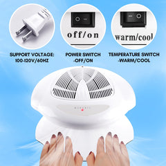 Makartt Sèche-Ongles avec capteur automatique, démarrage sans contact pour gain de temps