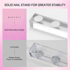 Makartt support ongles aurora rose, parfait pour tester des designs sans abimer vos ongles.