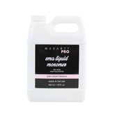 MakarttPro monomère 32 oz en bouteille, formulation professionnelle fiable pour technicienne ongulaire.