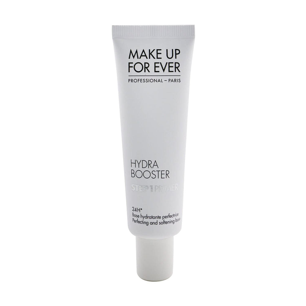 Make Up For Ever Hydra Booster Step 1 Primer - bouteille, hydratation rapide prête au maquillage.