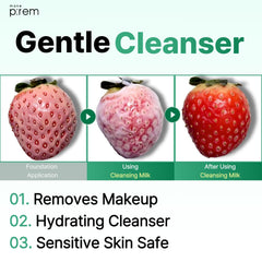 Texture crème-lait MAKEP:REM Safe Me prête à hydrater en douceur