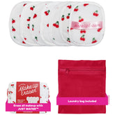 MakeUp Eraser coffret cerise-crush, élimine le maquillage avec l'eau.
