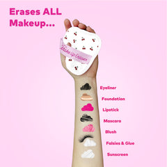 MakeUp Eraser côté long fibres, exfolie en douceur pour la peau.