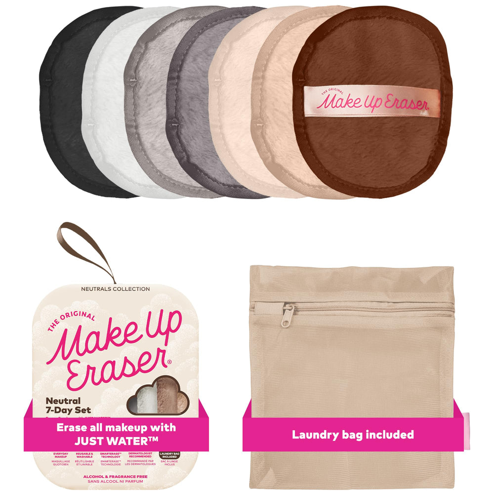 MakeUp Eraser – ensemble 7 jours démaquillage rapide avec seulement l’eau.