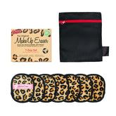 MakeUp Eraser Leopard démaquillage visage avec fibre douce sans alcool