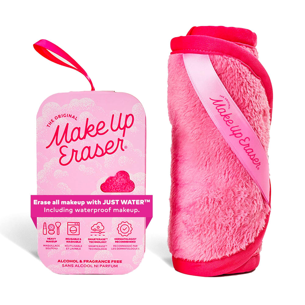 MakeUp Eraser Pro Rose, démaquillage avec eau seulement sans produits chimiques.