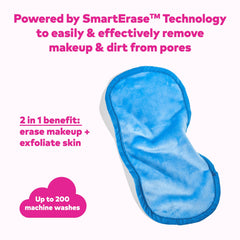 MakeUp Eraser PRO nettoyage à l'eau uniquement sans produits chimiques.