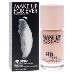 Make Up For Ever HD Skin 1R12 - application fluide et couverture modulable sur la peau