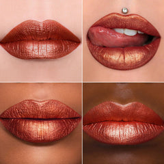 Échantillon rouge métallique MAKI YIKA BR08 Bad Romantic, couleur durable.