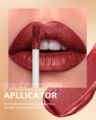 MAKI YIKA rouge glamour, précision de l applicateur pour contour net.