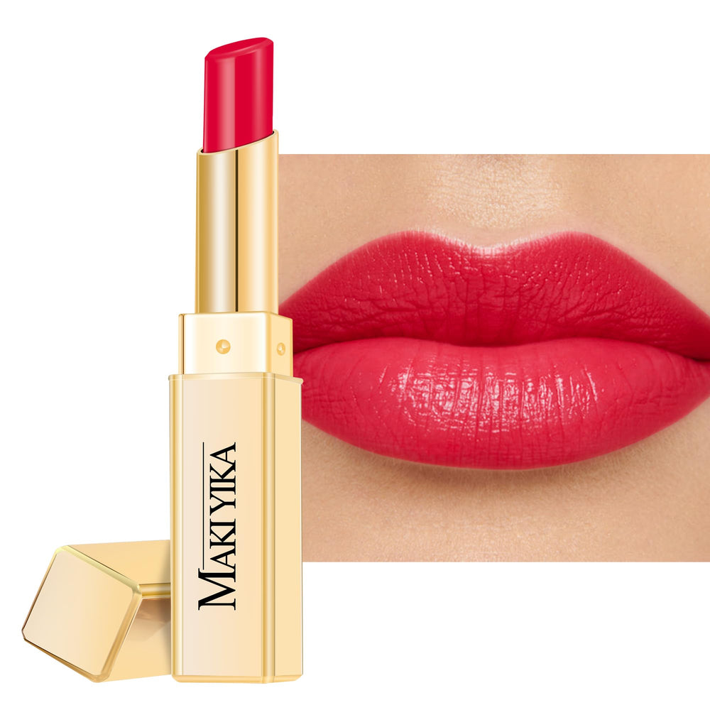 MAKI YIKA MA066 Raspberry — rouge hydratant qui garde les lèvres hydratées durablement.