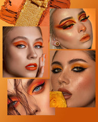 MAKI YIKA – ombres orange satinées pour un éclat léger et soyeux.