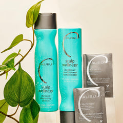 Malibu C Après-shampoing Bien-être cuir-chevelu – démêle et hydrate durablement.