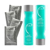 Malibu C Shampoing Bien-être cuir-chevelu – nettoie et rafraîchit grâce à la menthe.