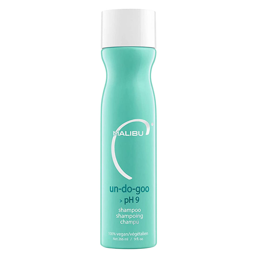 Malibu C Shampoing clairifiant – bouteille : élimine les résidus et rétablit l'éclat.