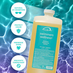 Ingrédients végétaux Malibu C Swimmers Wellness pour une hydratation renforcée