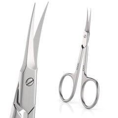 Maluk ciseaux cuticules incurvés pour une coupe nette et précise.