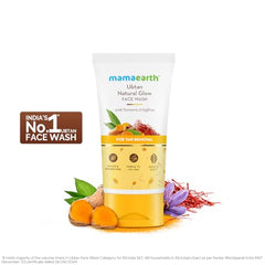 Mamaearth-curcuma-safran-extraits : ingrédients naturels pour éclat doux