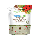 MAMAEARTH Kerala Thaali : pot du masque cheveux hibiscus, soin nourrissant pour cheveux doux.
