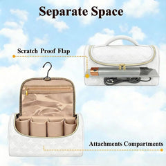 Compartiments individuels Mancro Airwrap pour barils et brosses en toute sécurité.