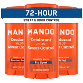 Mando Bourbon Leather bâton: protection longue durée et parfum masculin