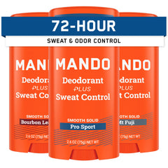Mando Bourbon Leather bâton: protection longue durée et parfum masculin