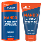 Mando baton-solide-lisse, application facile et fraîcheur durable.