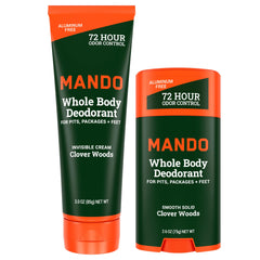 Mando crème invisible en tube, application douce et rapide.