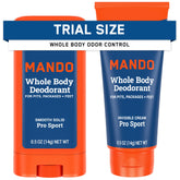 Mando crème invisible en mini-format Pro Sport pour une protection discrète toute la journée.