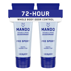 Mando déodorant homme crème invisible offre une protection longue durée