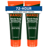 Mando déodorant homme crème invisible en tube 3oz, pack de 2, contrôle l’odeur.