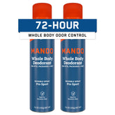 Mando spray invisible pour homme, flacon de 3,6 onces, protection discrète toute la journée.