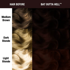 MANIC PANIC Bat Outta Hell crème colorante vegan pour application pratique.