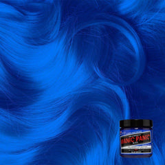 MANIC PANIC Blue Moon cheveux pré-éclaircis, couleur lumineuse sur blond très clair.