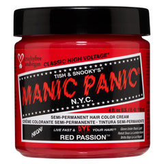 MANIC PANIC Classic Red Passion – Bouteille prête à appliquer, couleur durable et vive.