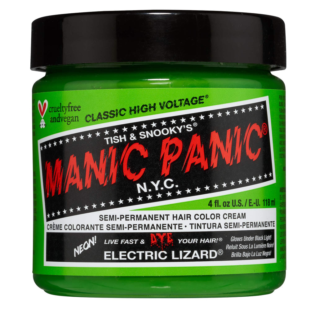 MANIC PANIC Electric Lizard flacon colorant neon vert pour couleur éclatante