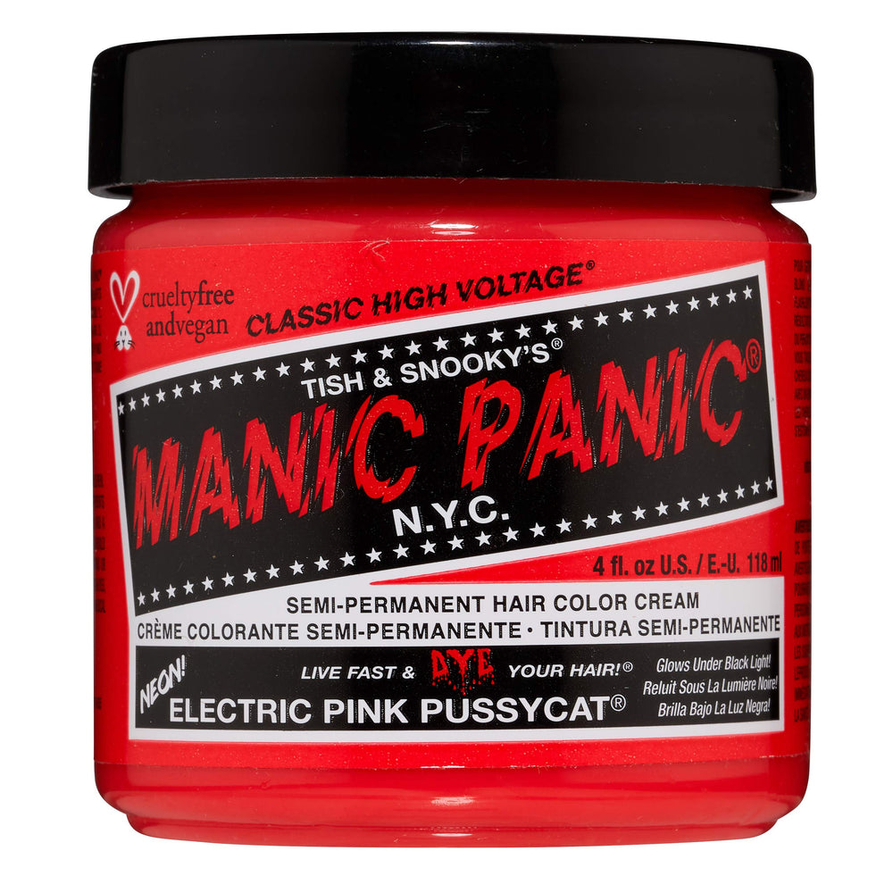 MANIC PANIC Electric Pink Pussycat – bouteille néon prête à l’application