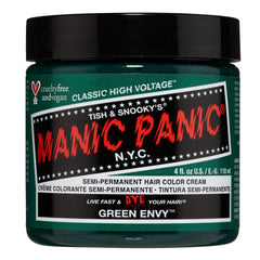 MANIC PANIC Green Envy échantillon-teinte: aperçu couleur émeraude, test pratique