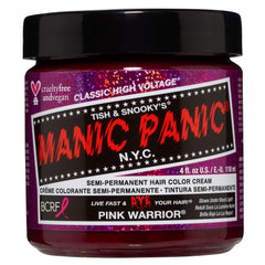 MANIC PANIC Pink Warrior – bouteille 4oz avec couleur vibrante et durable