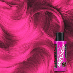 MANIC PANIC rose-barbe-a-papa-brillance-lumiere-noire: effet fluoresçant