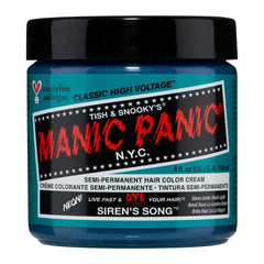 MANIC PANIC Siren's Song : Bouteille bleu-vert néon prête à colorer les cheveux.