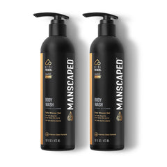 MANSCAPED UltraPremium Refined: bouteille douche 473 ml pour hydratation et fraîcheur.