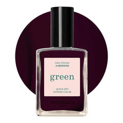 Manucurist Green Aubergine – flacon élégant pour une manucure durable sans lampe