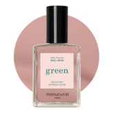 Vernis Manucurist Green Quick Dry Shell Beige, couleur nude chic et longue tenue